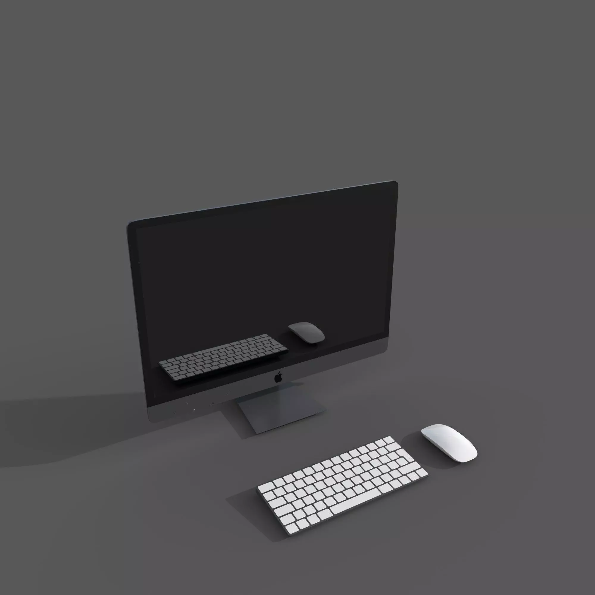 Apple iMAC Free low-poly 3D model