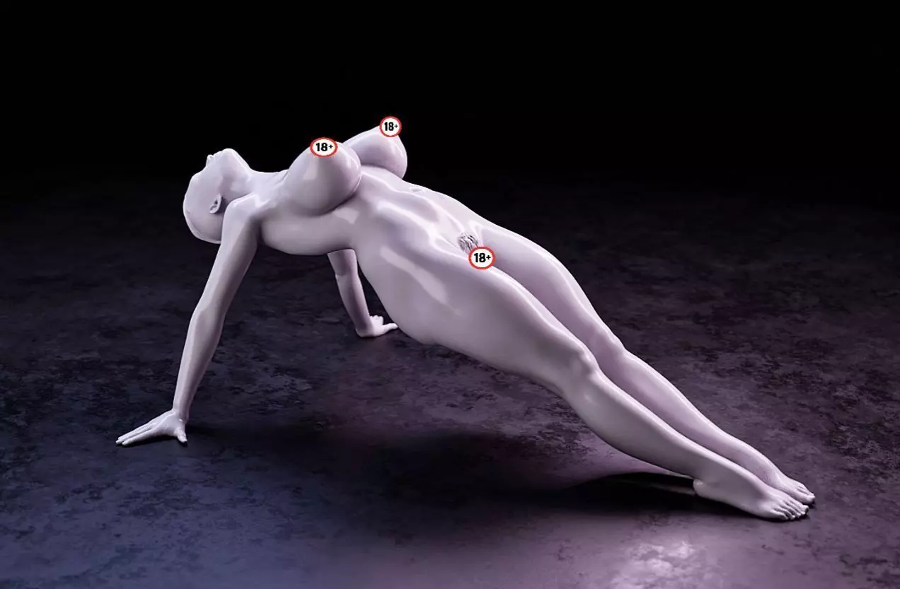 Sexy girl 101 3D print model