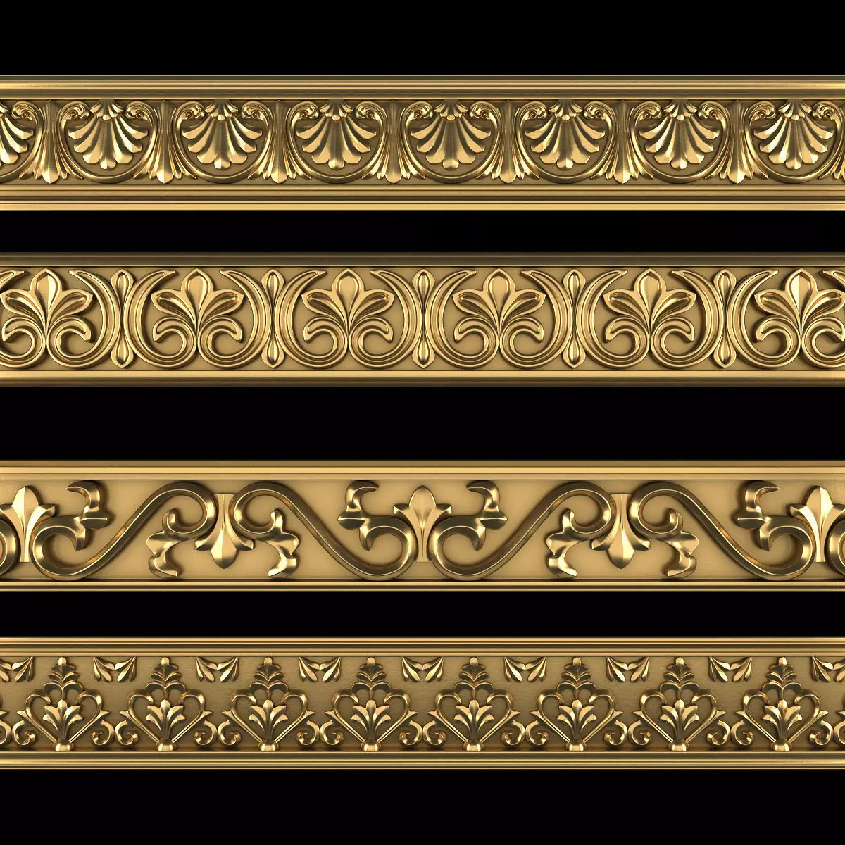 Path Ornament Pack 07 3D model_0