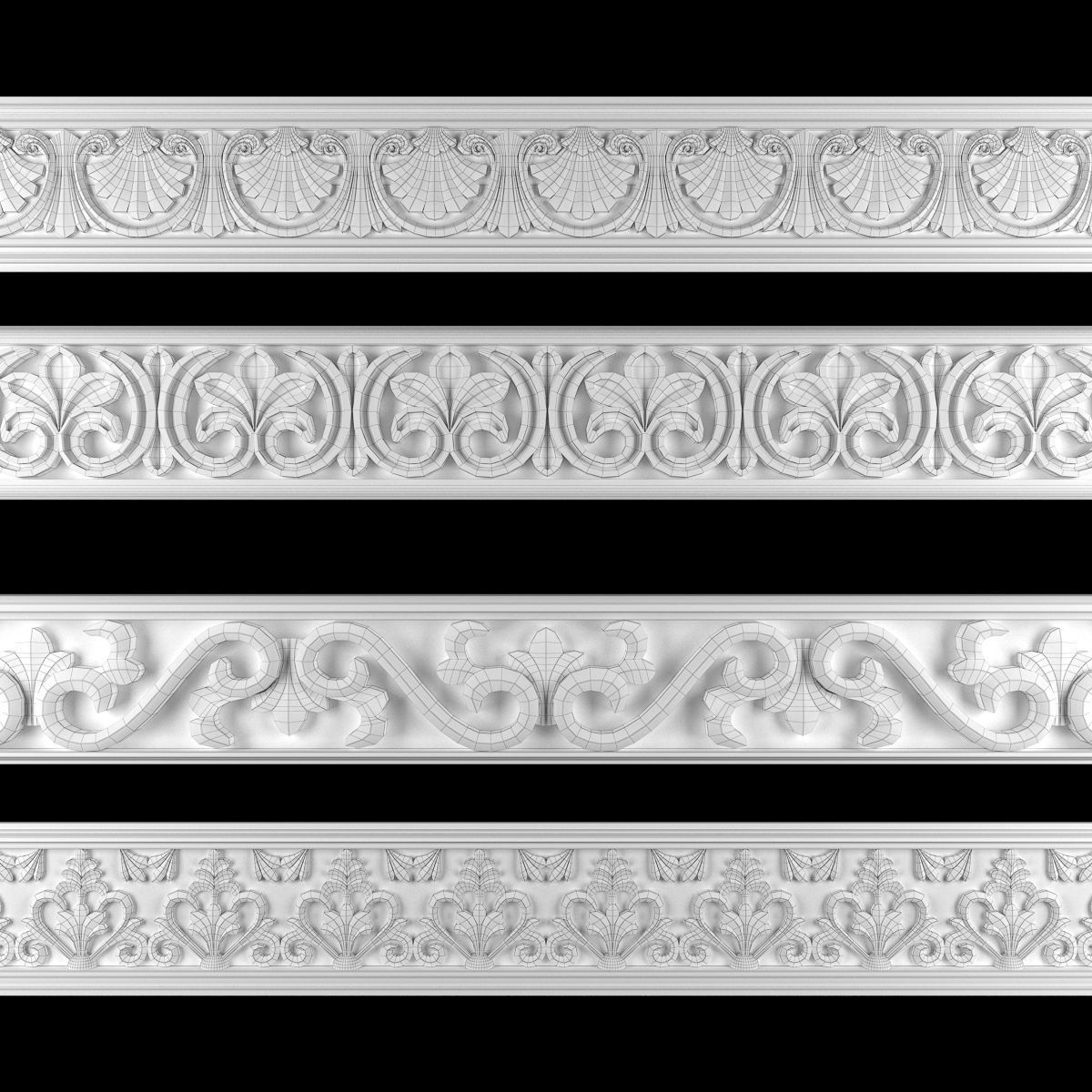 Path Ornament Pack 07 3D model_3