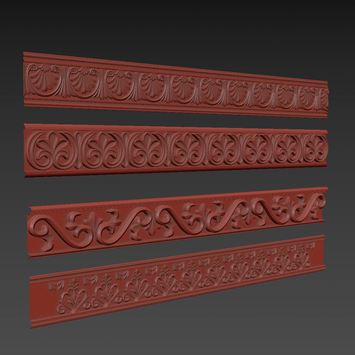 Path Ornament Pack 07 3D model_5