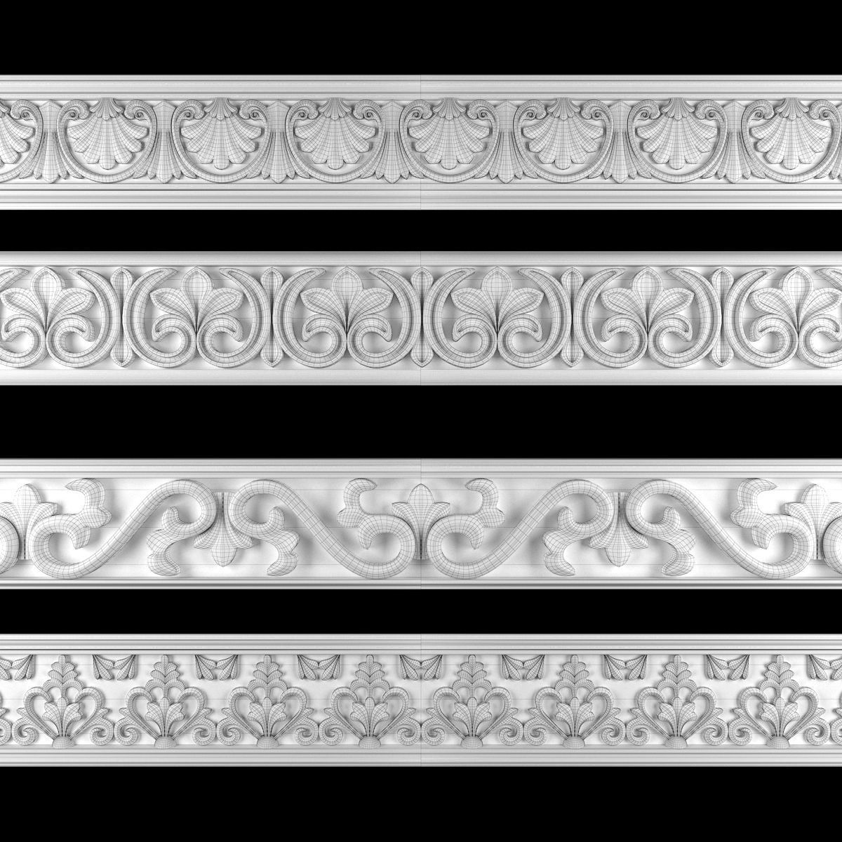 Path Ornament Pack 07 3D model_4