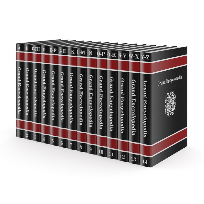 Encyclopedia Set 01 3D model_2