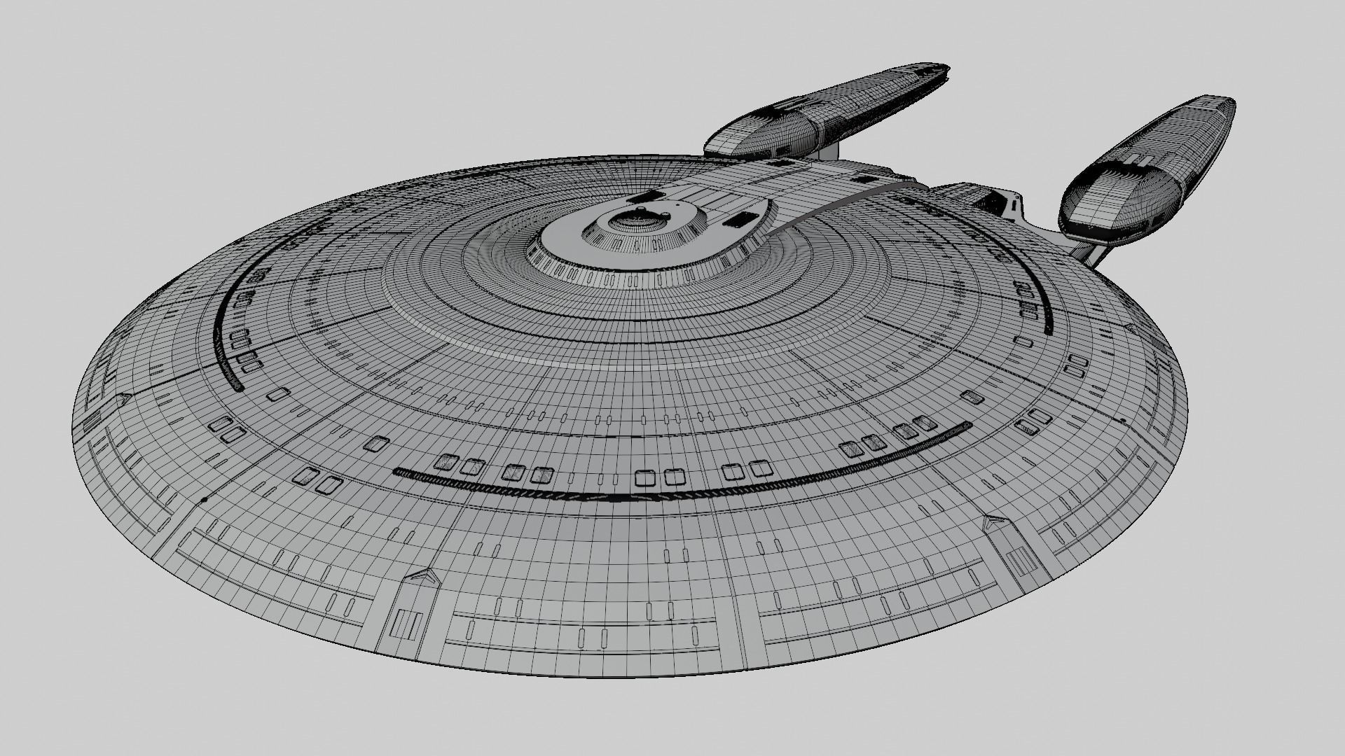 Ambassador class Redesign 3D print model_4