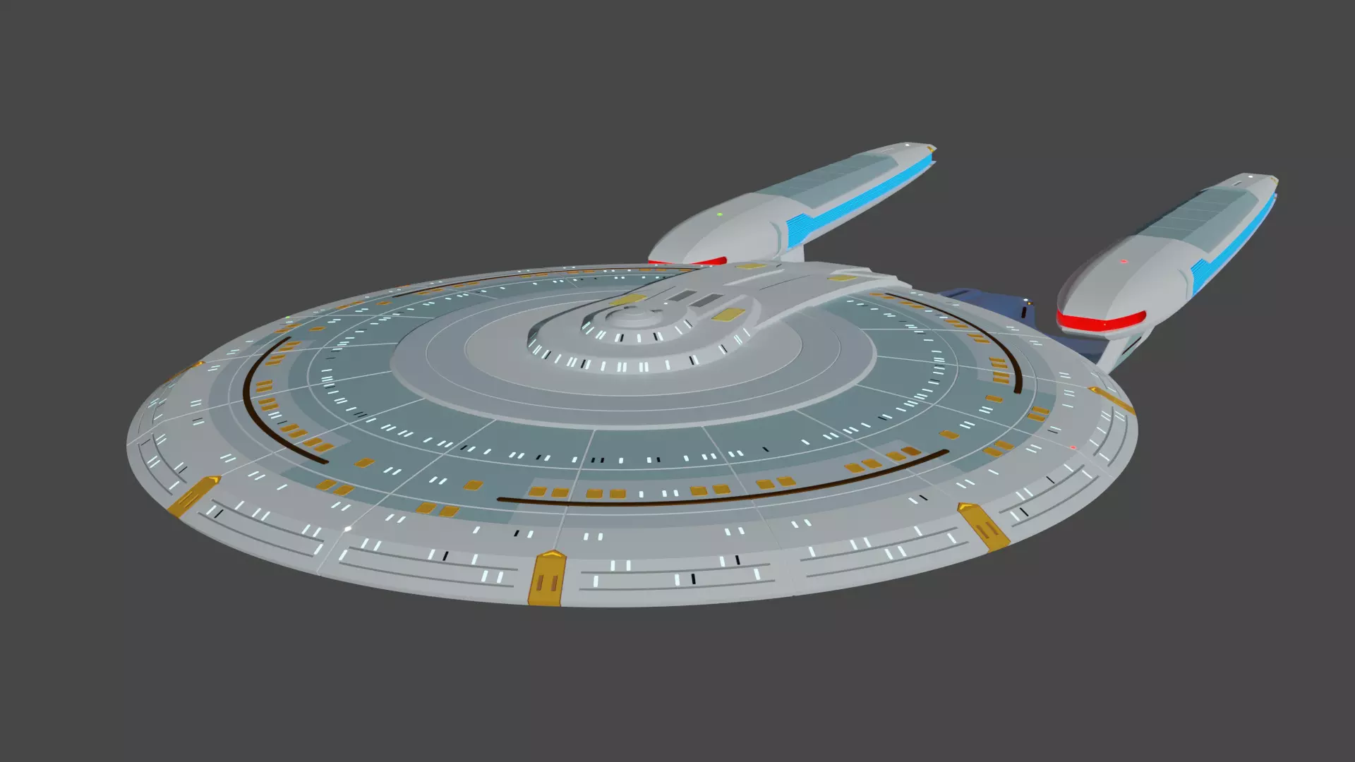 Ambassador class Redesign 3D print model_0