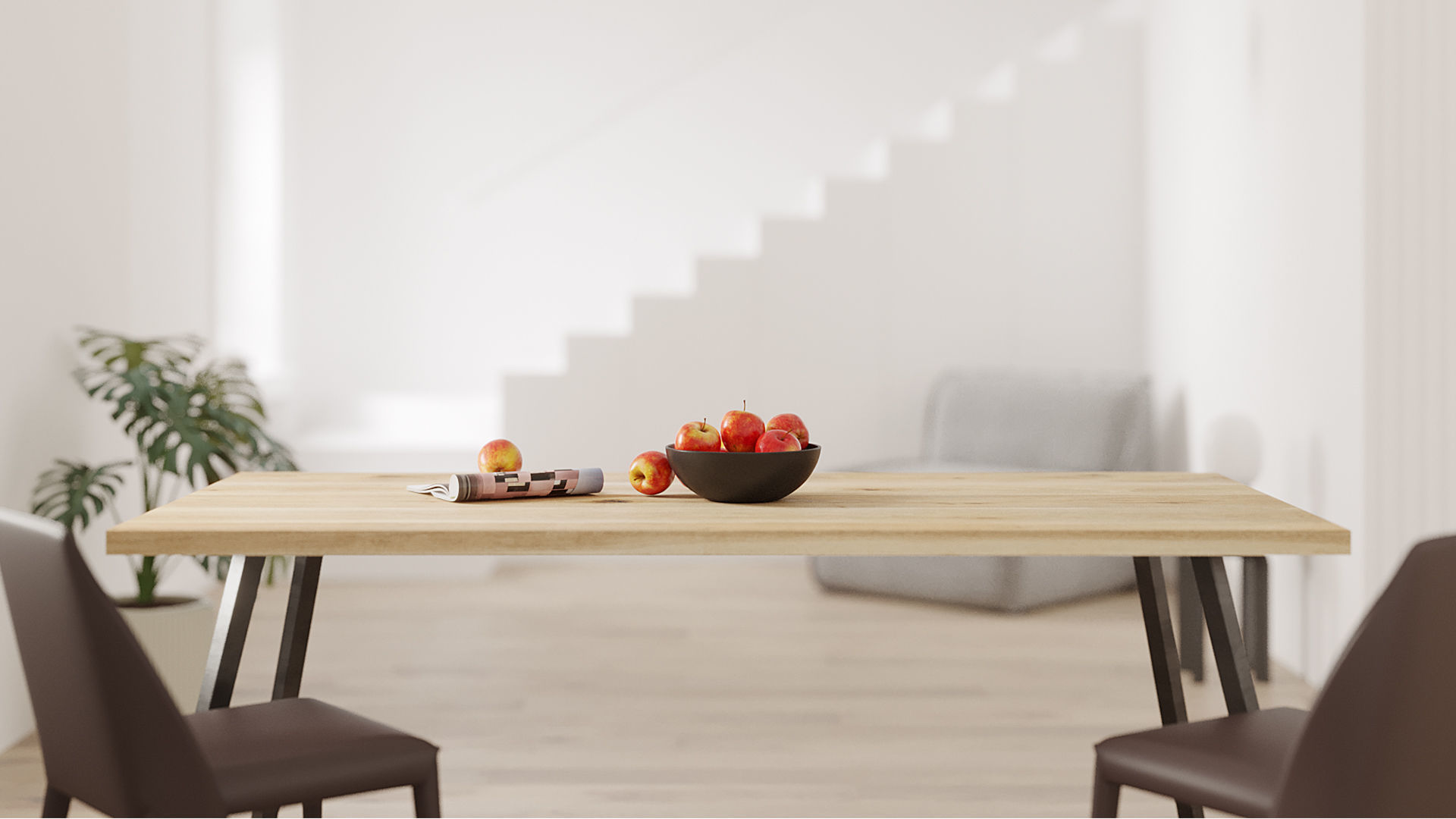 Similar Y Dining Table by mLOFT 3D model_12