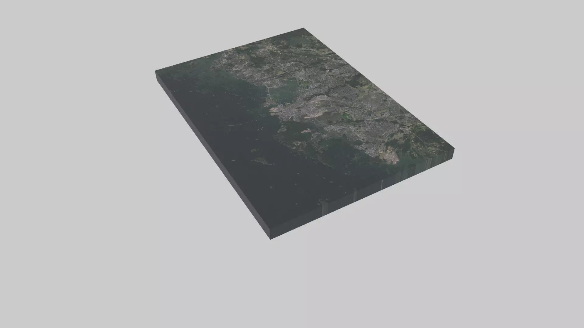 HELSINKI City Low-poly 3D model