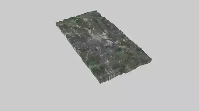Kansas City Low-poly 3D model