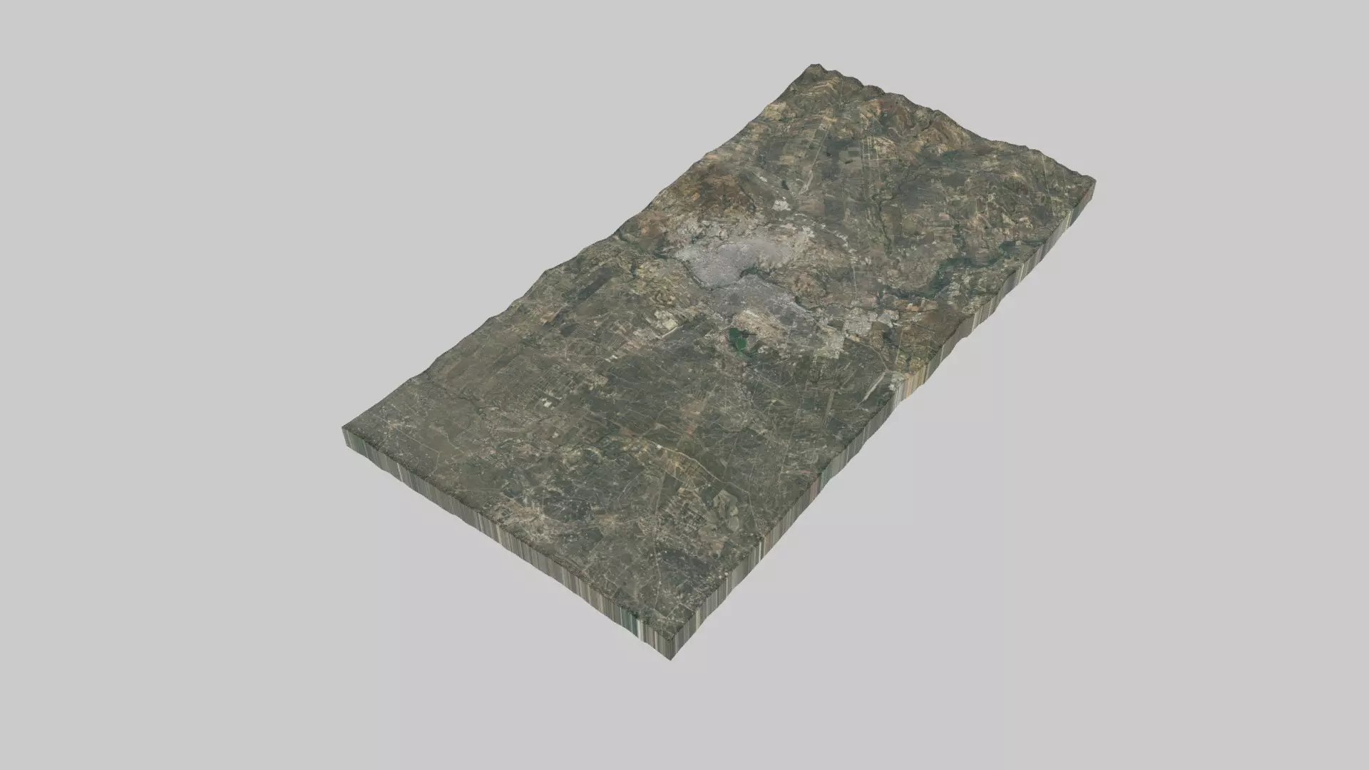 Laredo City Low-poly 3D model