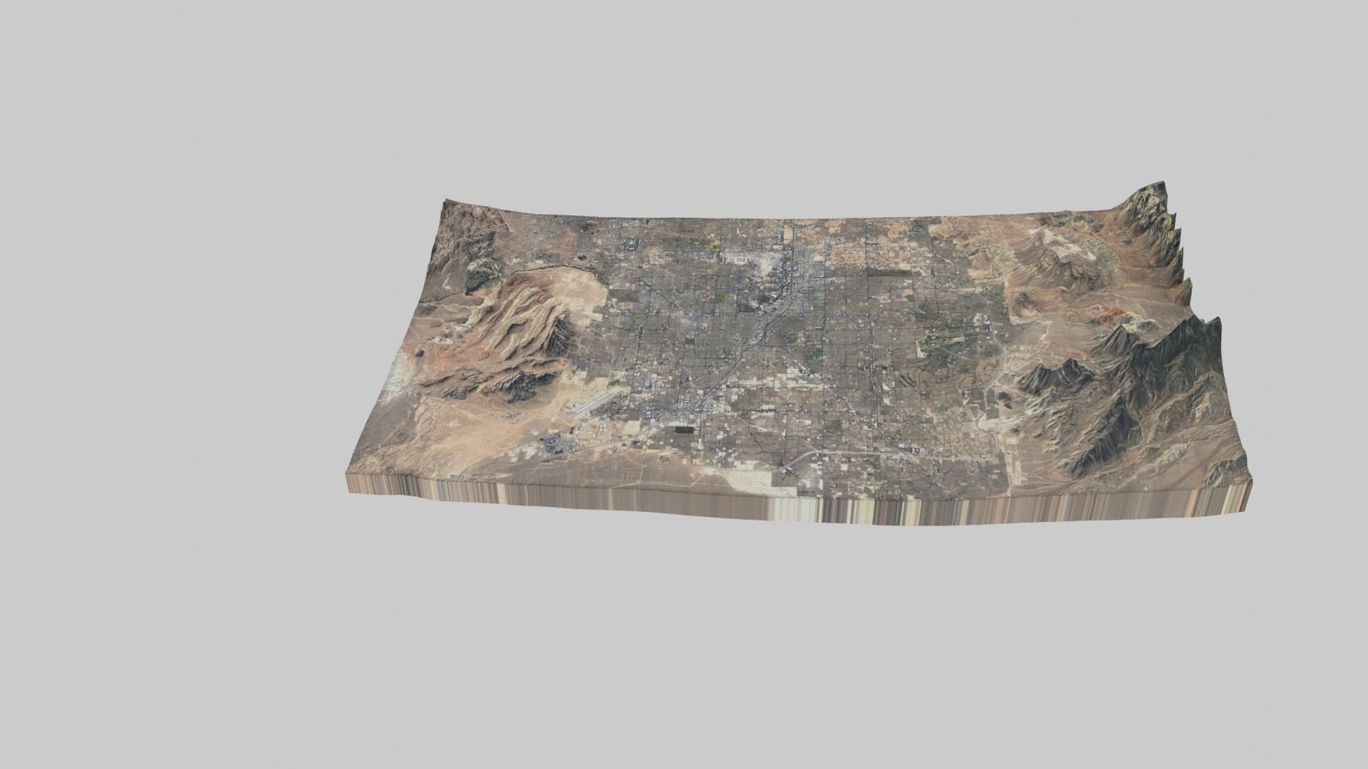 Las Vegas City Low-poly 3D model_4