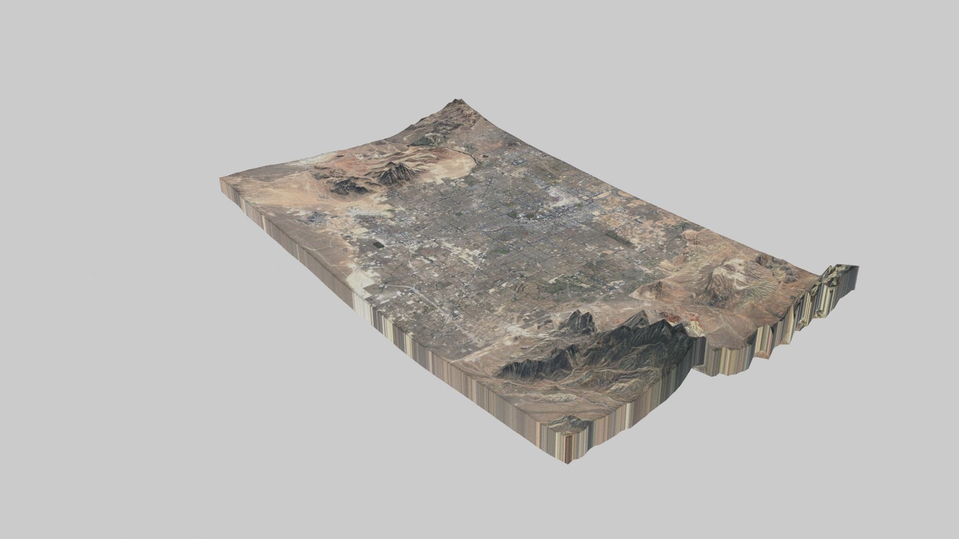 Las Vegas City Low-poly 3D model_5