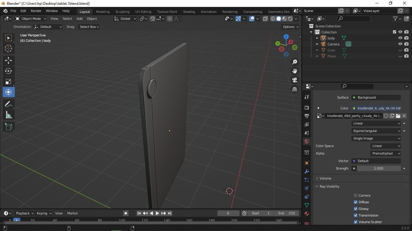 Realme Pad-Android Tablet PC-3D model Low-poly 3D model_6
