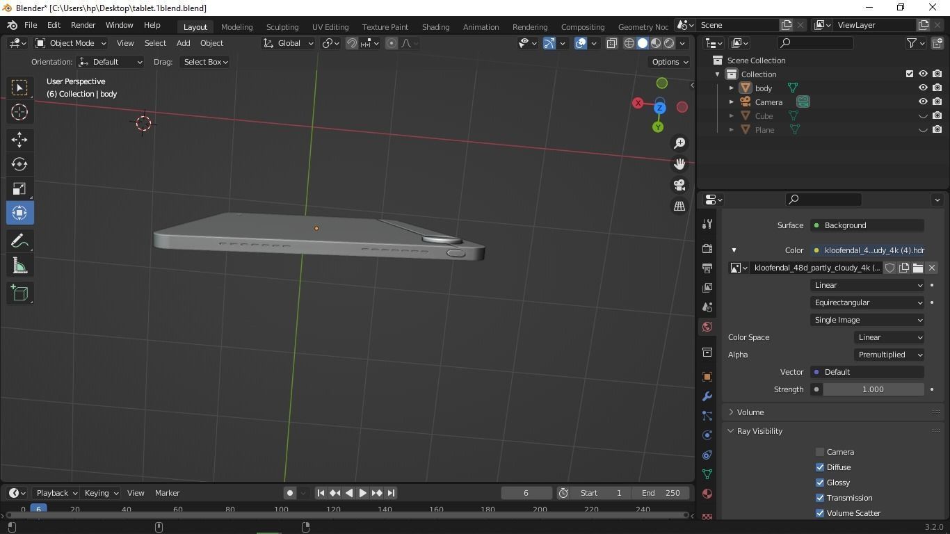 Realme Pad-Android Tablet PC-3D model Low-poly 3D model_7