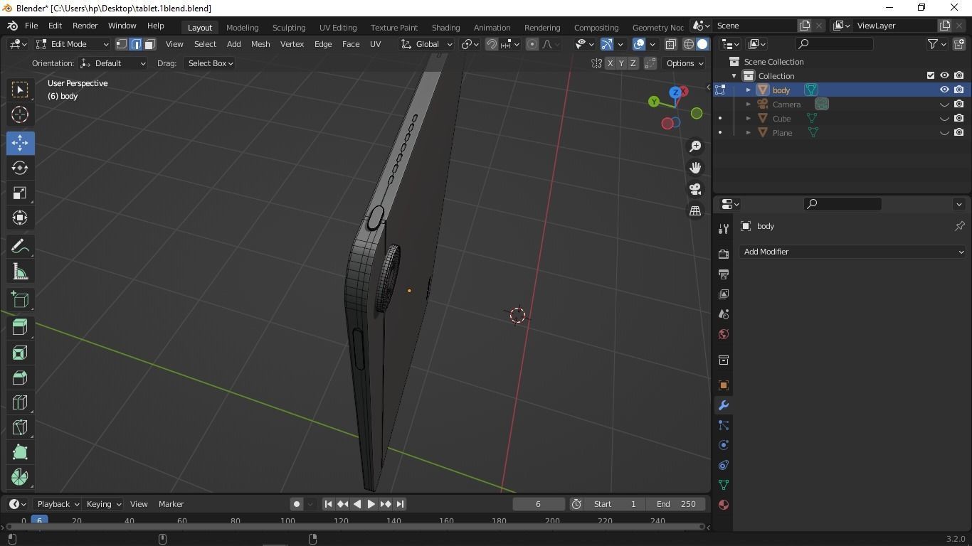 Realme Pad-Android Tablet PC-3D model Low-poly 3D model_4