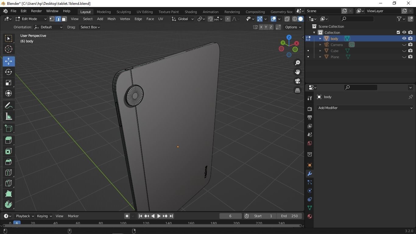 Realme Pad-Android Tablet PC-3D model Low-poly 3D model_5