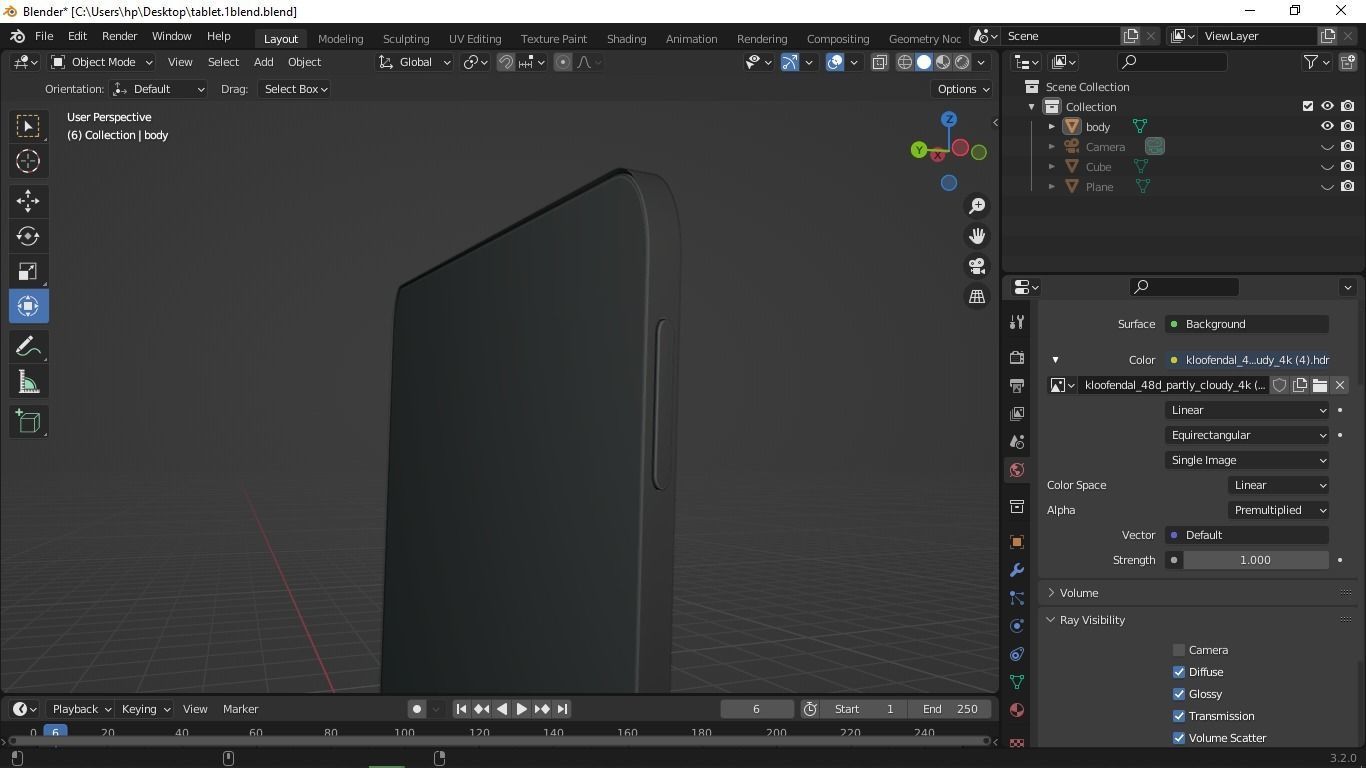 Realme Pad-Android Tablet PC-3D model Low-poly 3D model_9