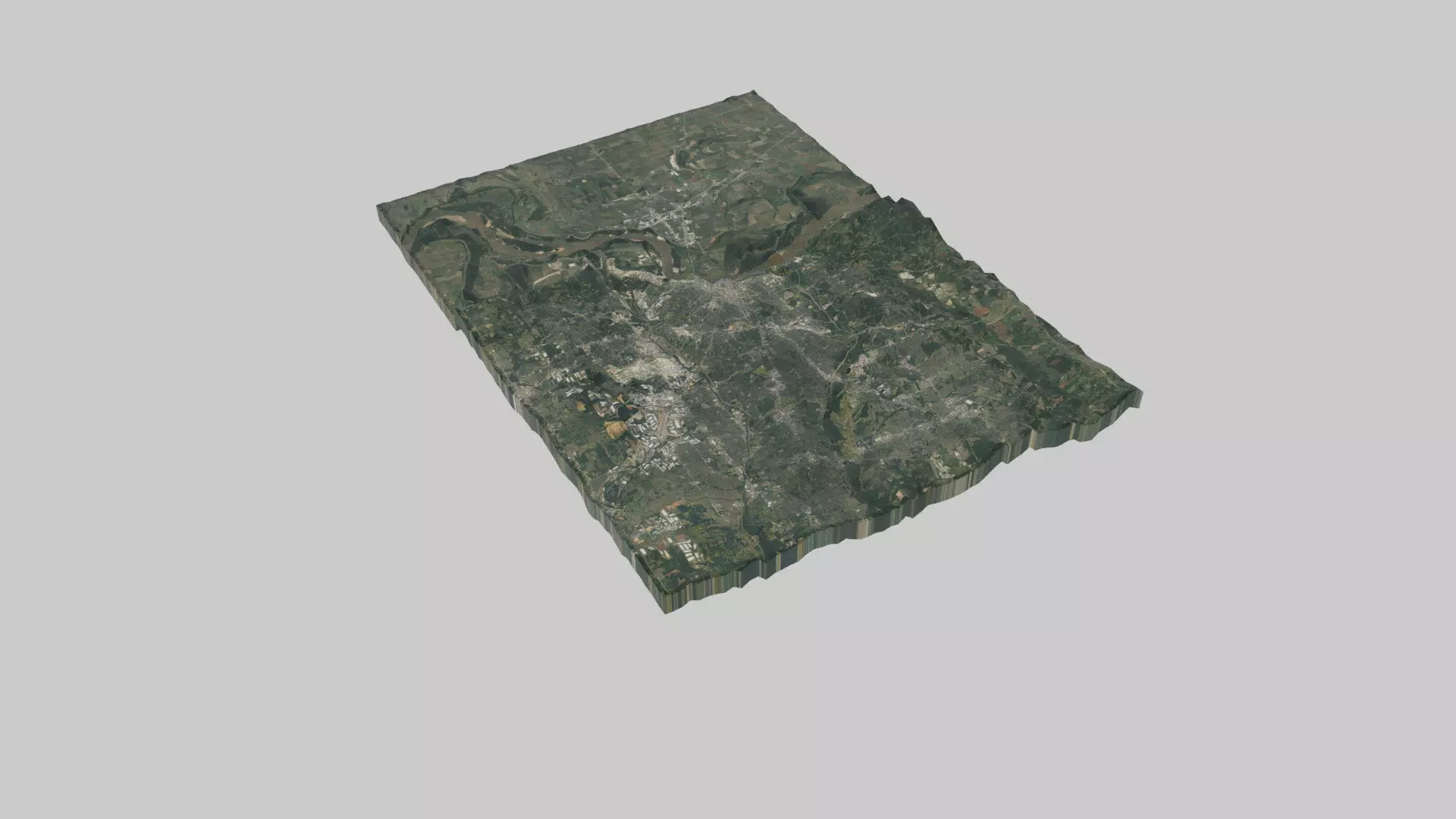 Memphis City Low-poly 3D model