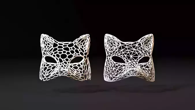 Cat mask 3D print model