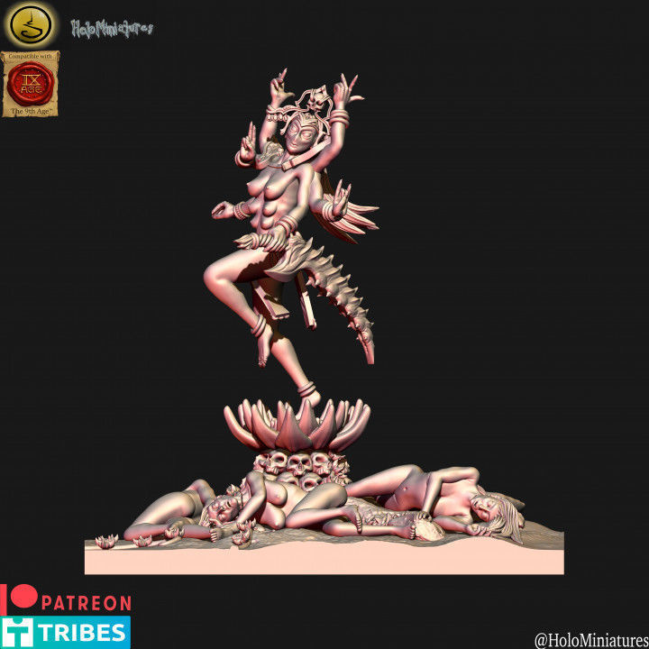 Daemons of lust succubi unit filler 3D print model_1