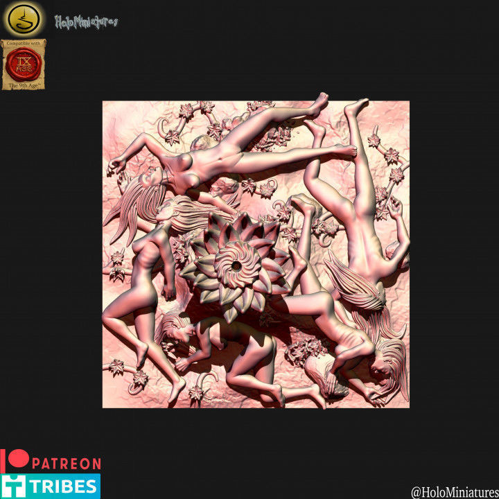 Daemons of lust succubi unit filler 3D print model_4