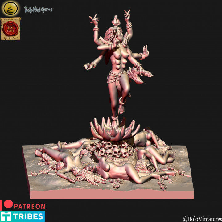 Daemons of lust succubi unit filler 3D print model_2