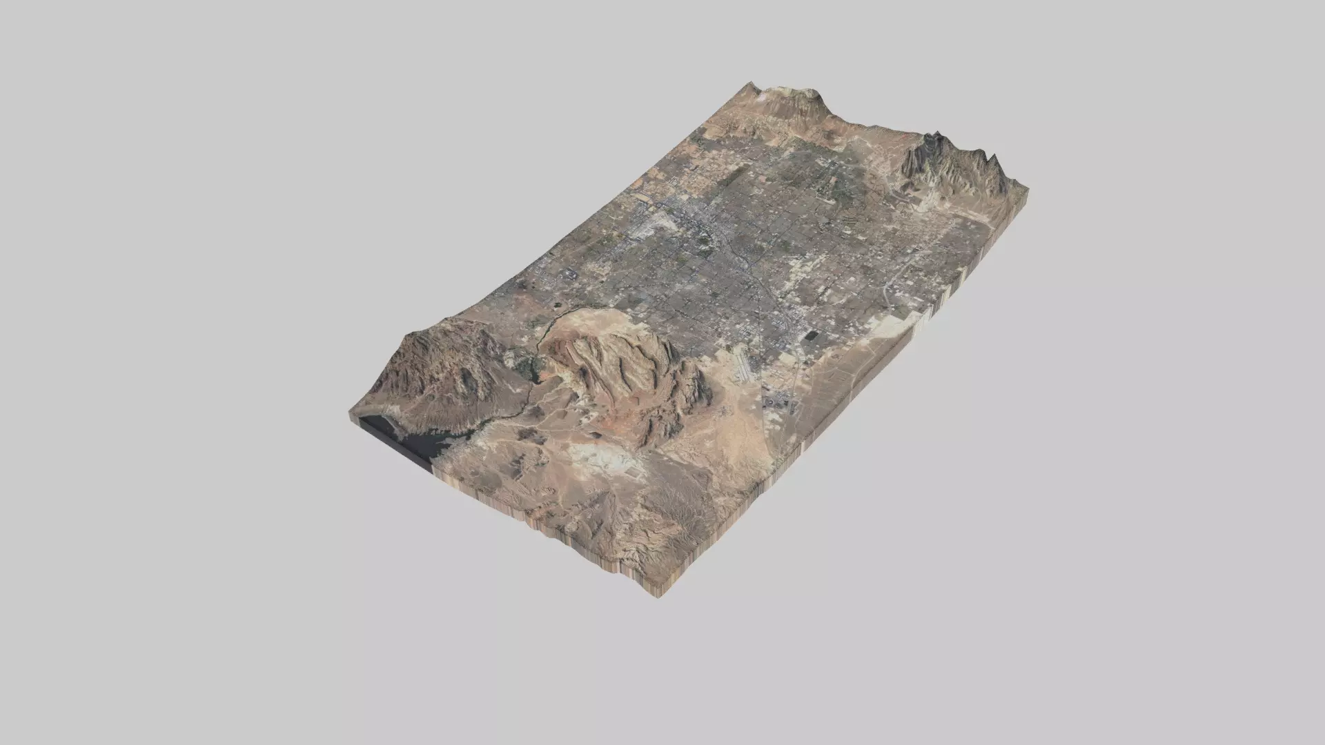 North Las Vegas City Low-poly 3D model