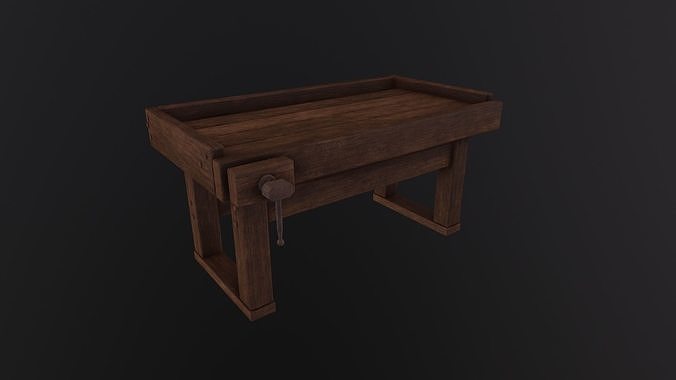 WorkBench 3D Model Low-poly 3D model