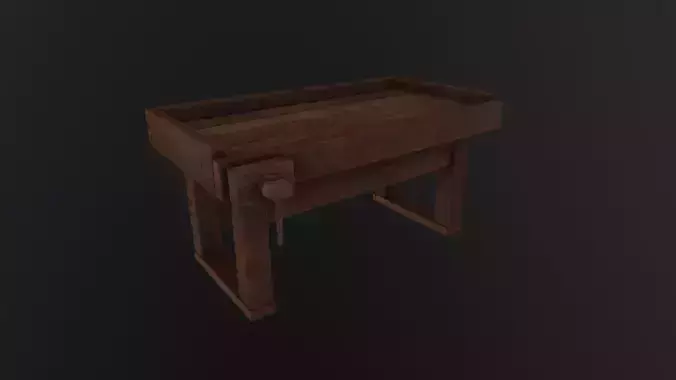 WorkBench 3D Model Low-poly 3D model