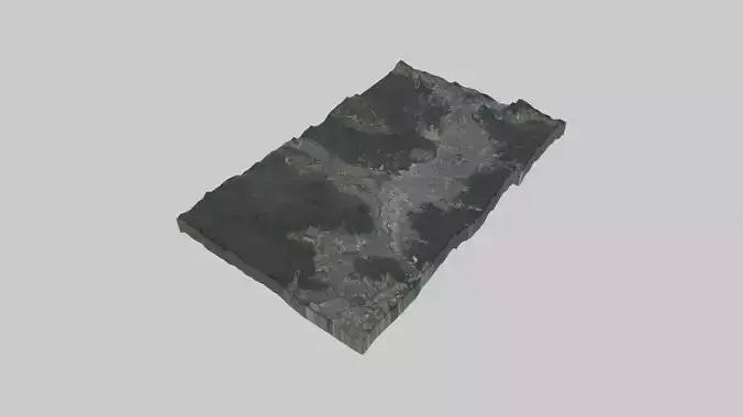 OSLO City Low-poly 3D model