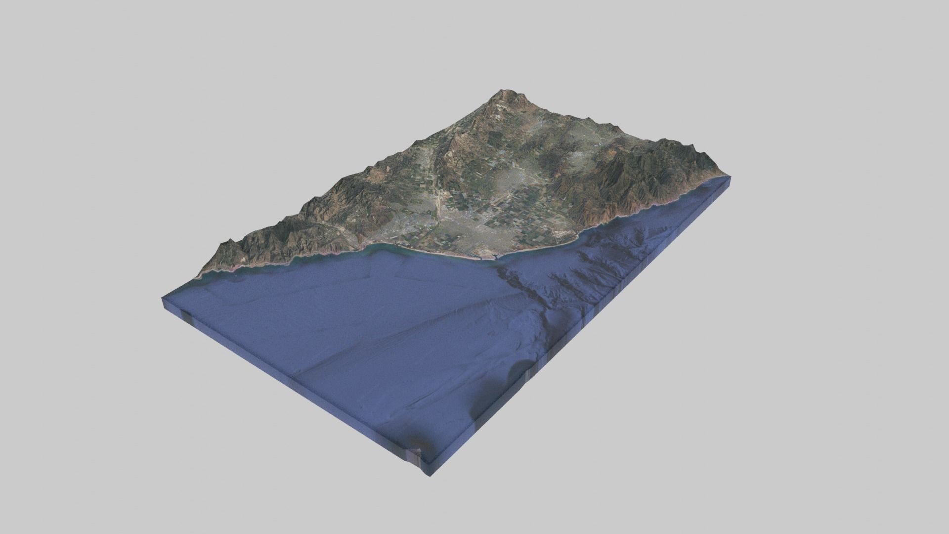 Oxnard City Low-poly 3D model_6