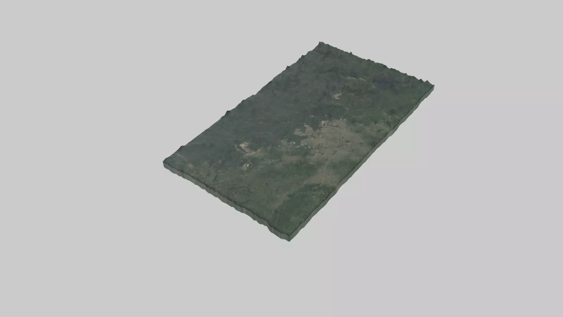 Port Harcourt City Low-poly 3D model