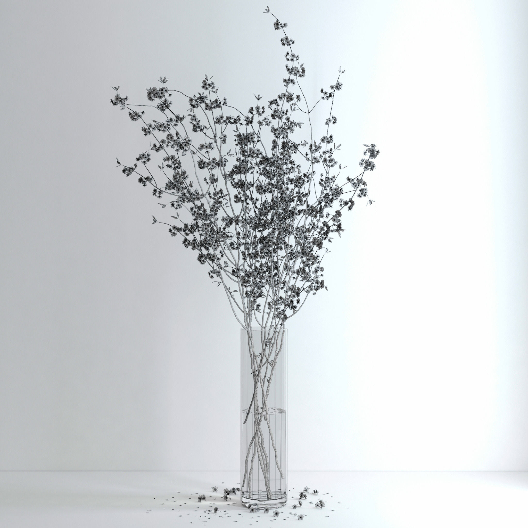 Cherry Blossom 3D model_11