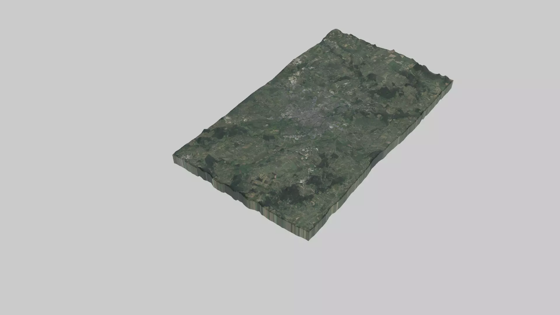 Wroclaw City Low-poly 3D model