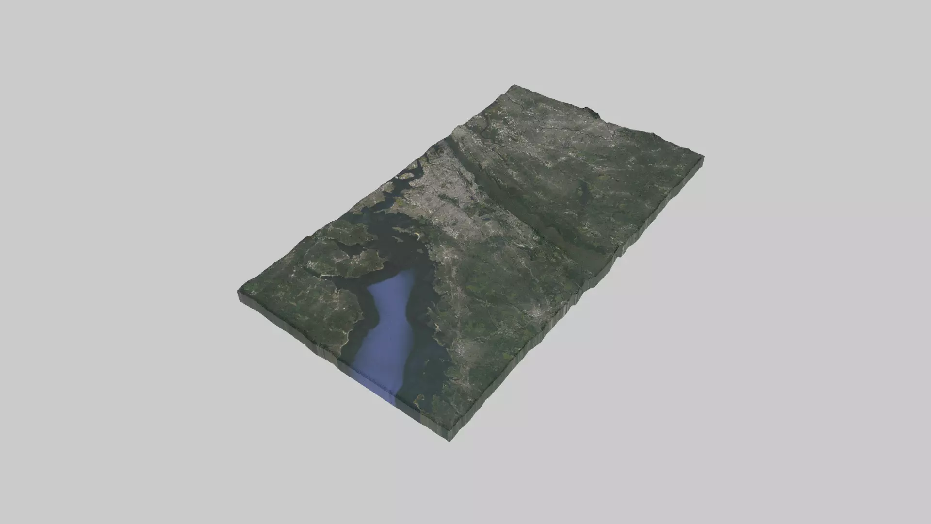 Yonkers City Low-poly 3D model