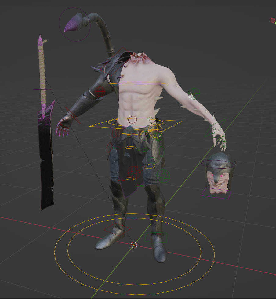 Ziral Low-poly 3D model_5