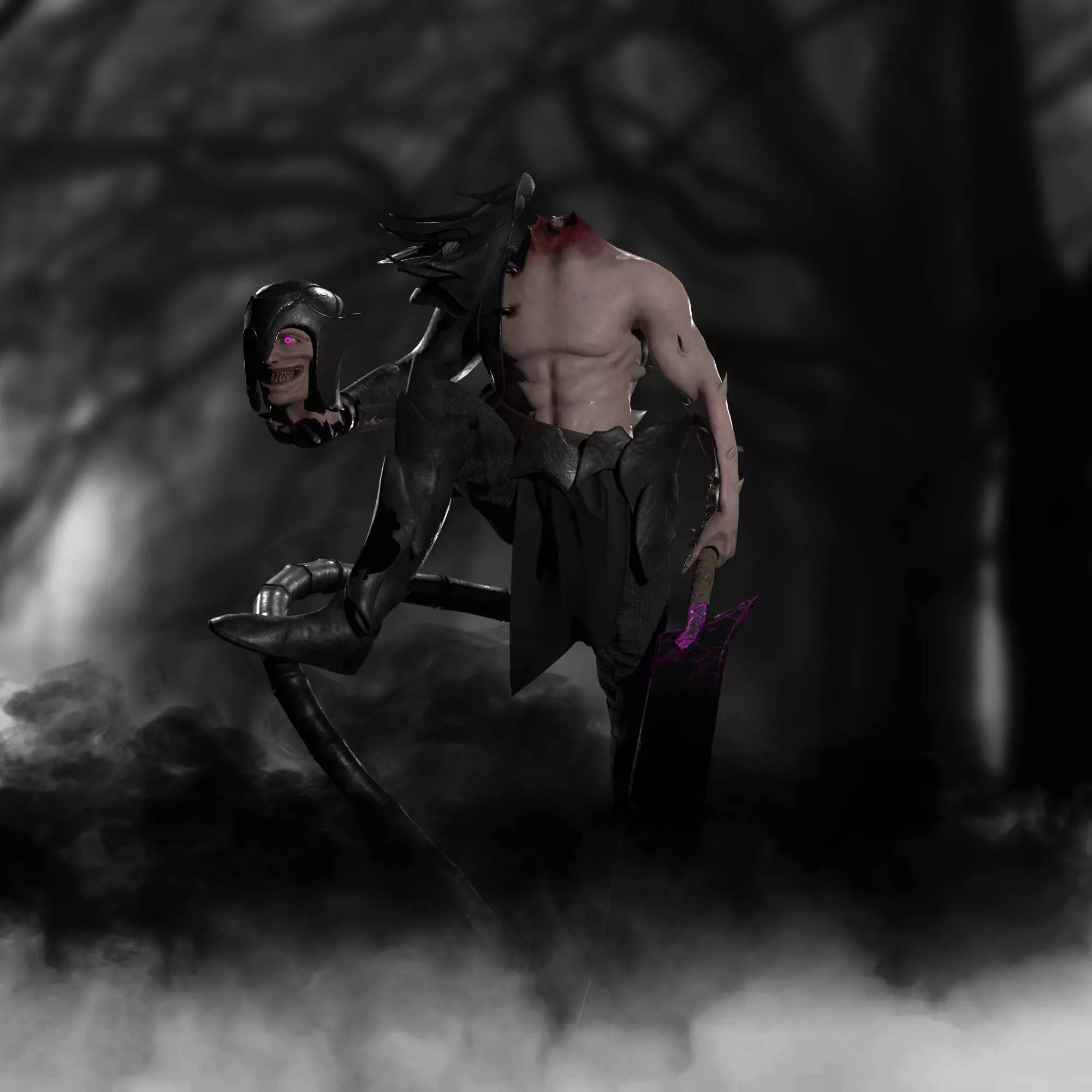 Ziral Low-poly 3D model_0