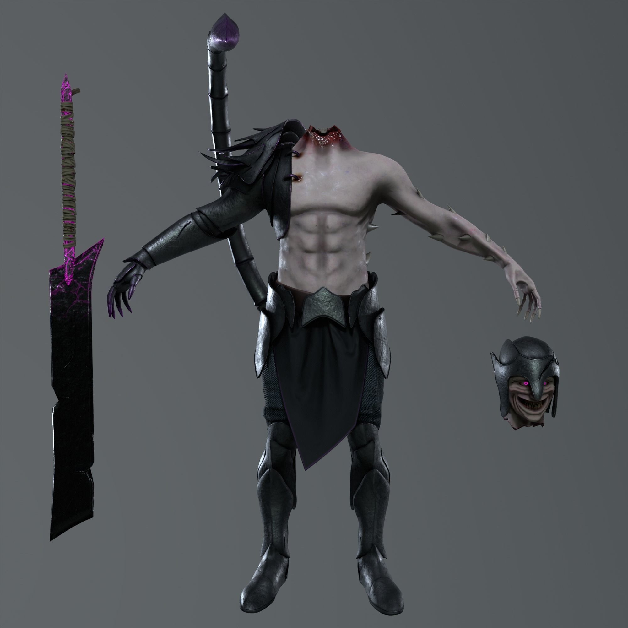 Ziral Low-poly 3D model_2