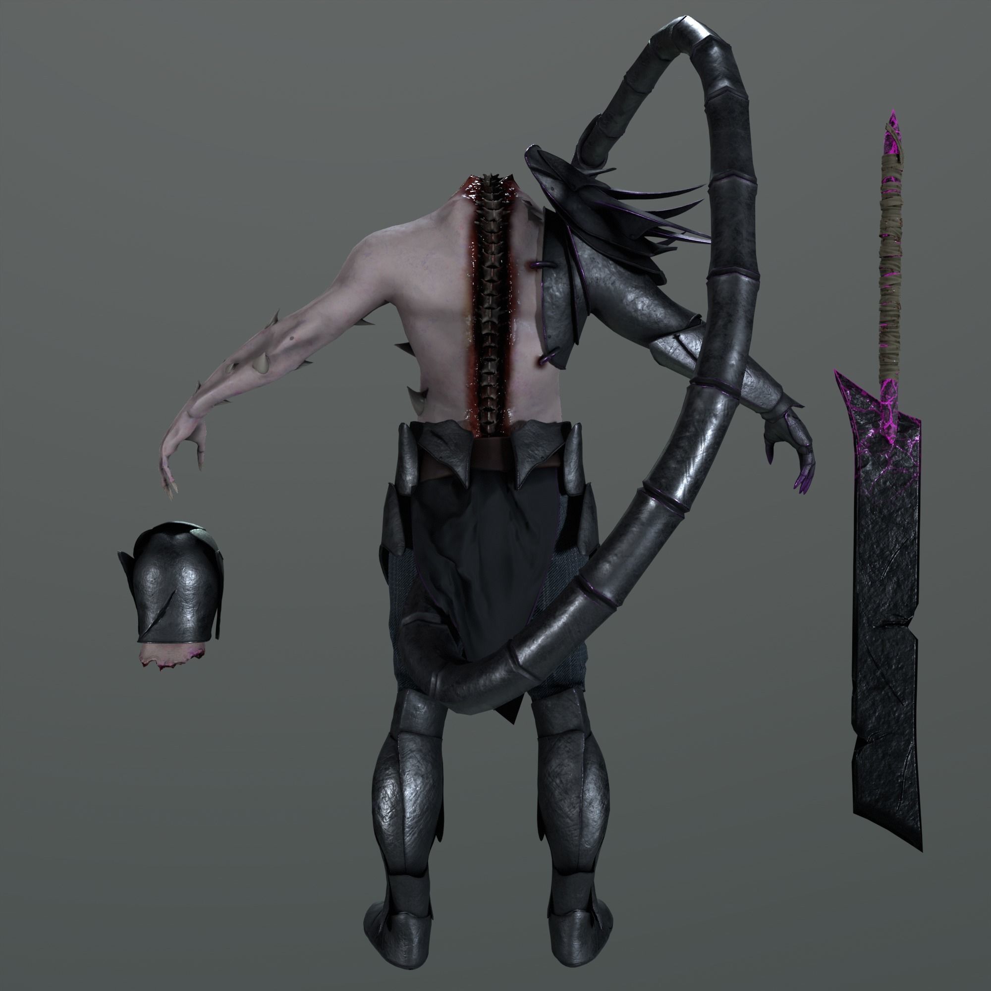 Ziral Low-poly 3D model_3