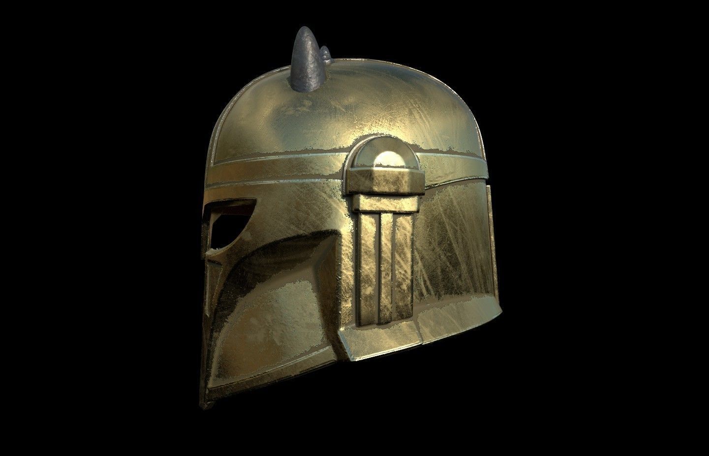 Mandalorian Armorer Helmet 3d digital download 3D print model_2