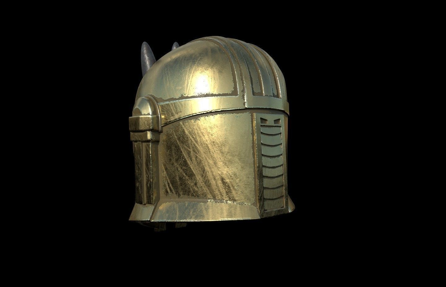 Mandalorian Armorer Helmet 3d digital download 3D print model_3