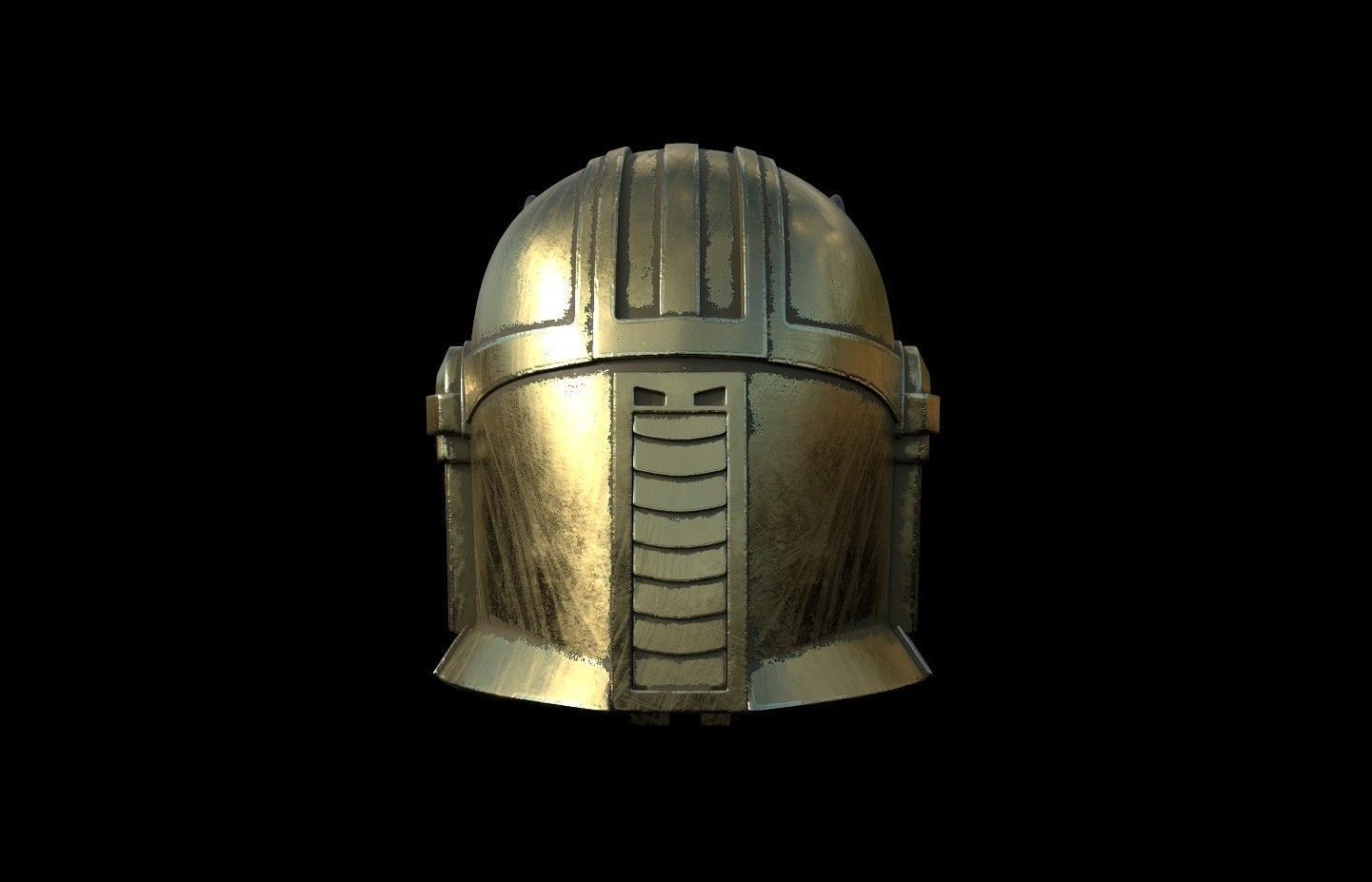 Mandalorian Armorer Helmet 3d digital download 3D print model_4