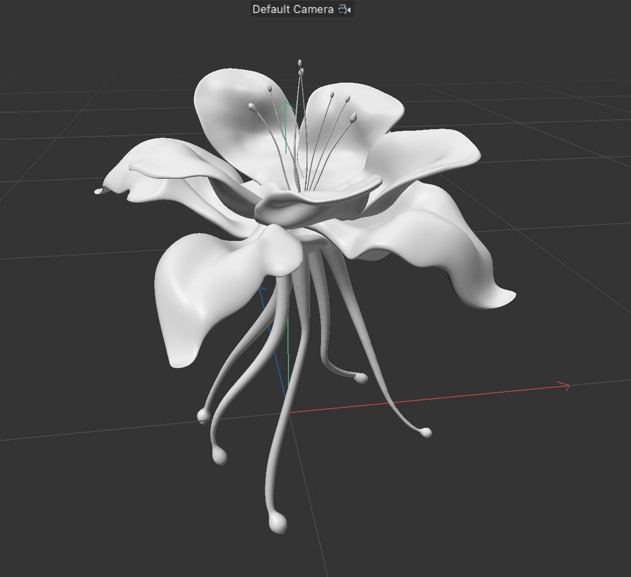 Etherial Pink Enchanting Flower 3D model_5