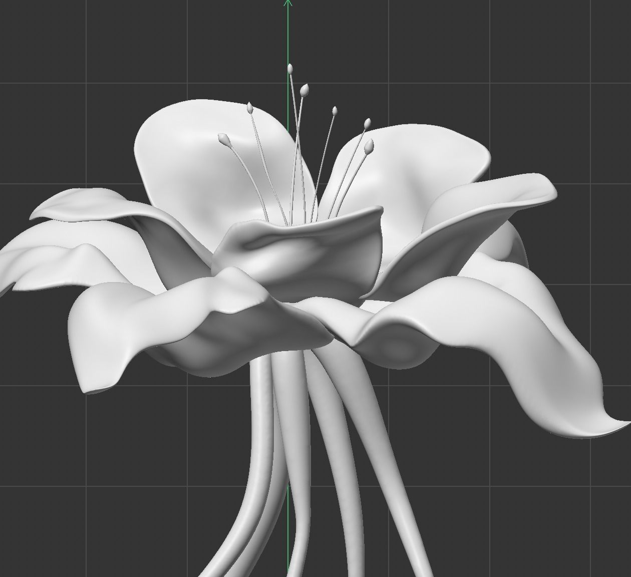 Etherial Pink Enchanting Flower 3D model_4