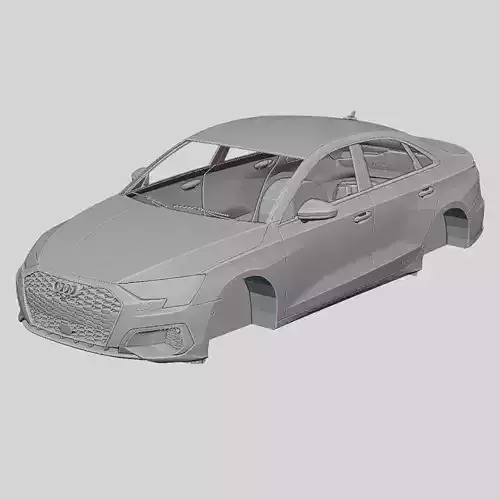 Audi A3 Sedan Premium 2020 Printable Body 