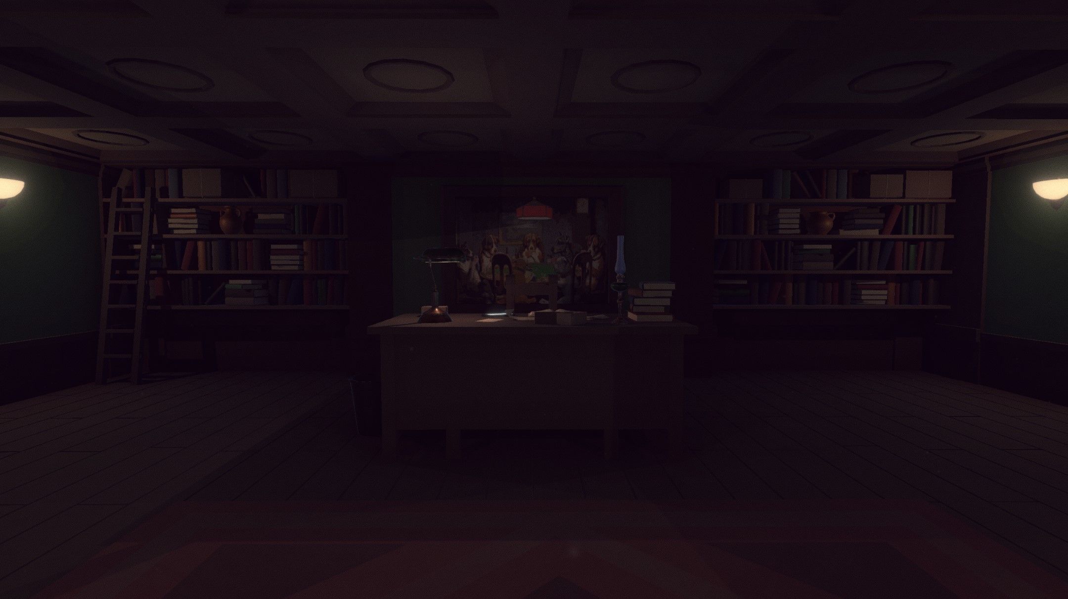 Horror modular House - Asset  Low-poly 3D model_3