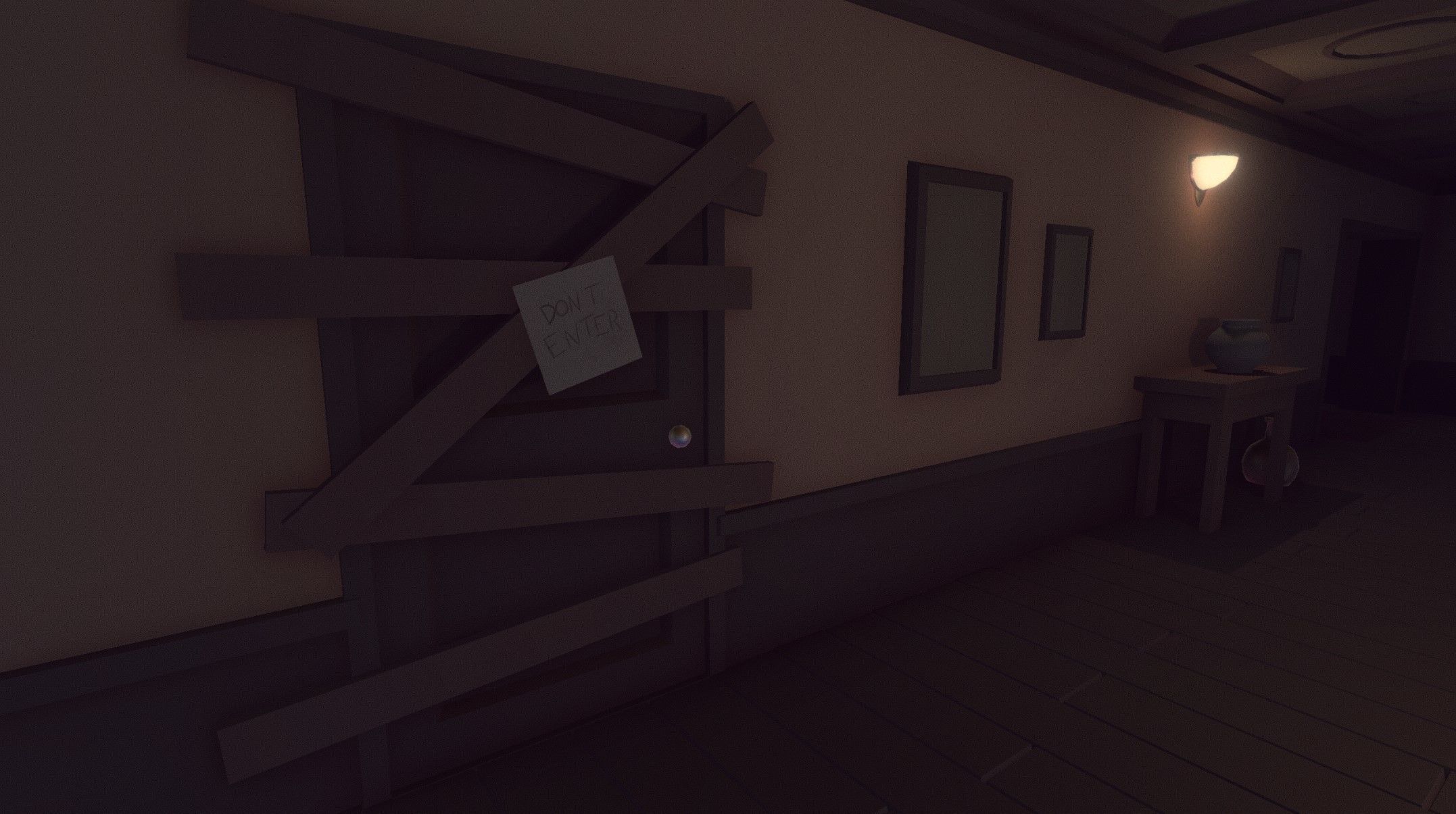 Horror modular House - Asset  Low-poly 3D model_8