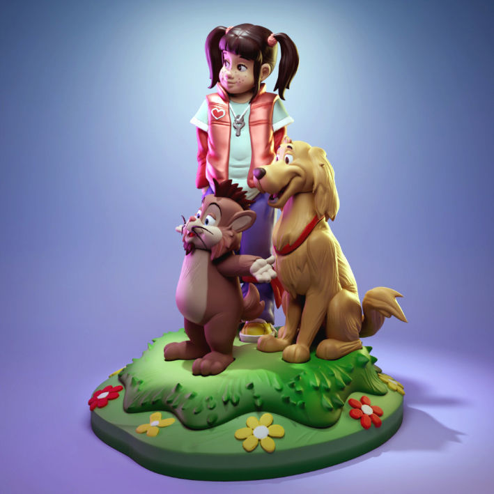 Punky Brewster  3D print model_1