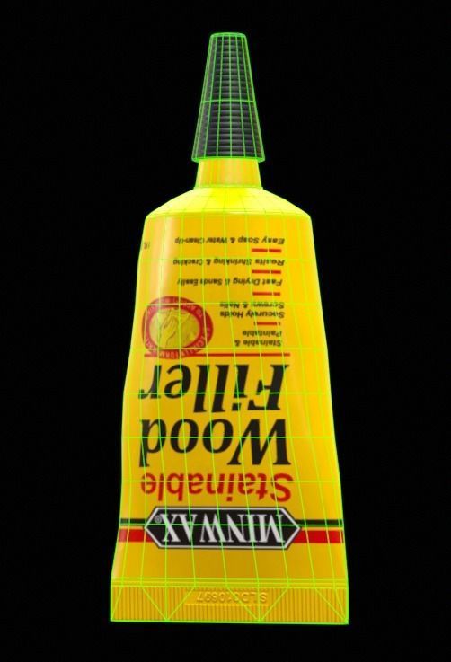 Wood Filler Low-poly 3D model_8