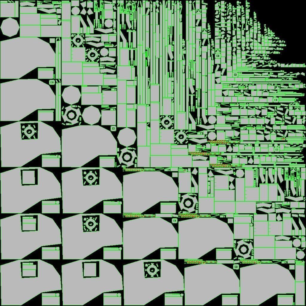 SpaceShip  Low-poly 3D model_25