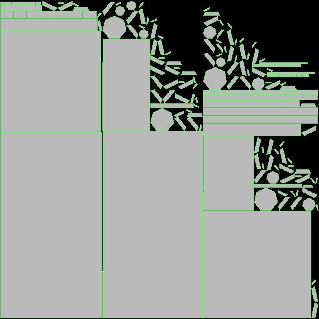 SpaceShip  Low-poly 3D model_26